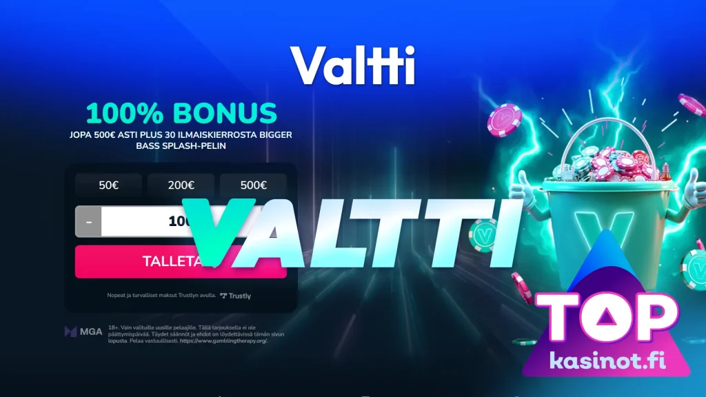 valttikasino bonus topkasinot.fi